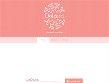 Tablet Screenshot of dolcetti.com.au